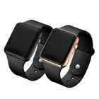 2 pezzi orologio per coppie display a LED orologio elettronico sportivo orologio da polso digitale in silicone per donna uomo regalo di San Valentino per lei platinumshop