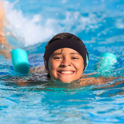 MoKo Fascia per nuoto per bambini Adulti Bambini Neoprene Simpatici nuotatori Fascia per capelli impermeabile per orecchie per uomini e donne