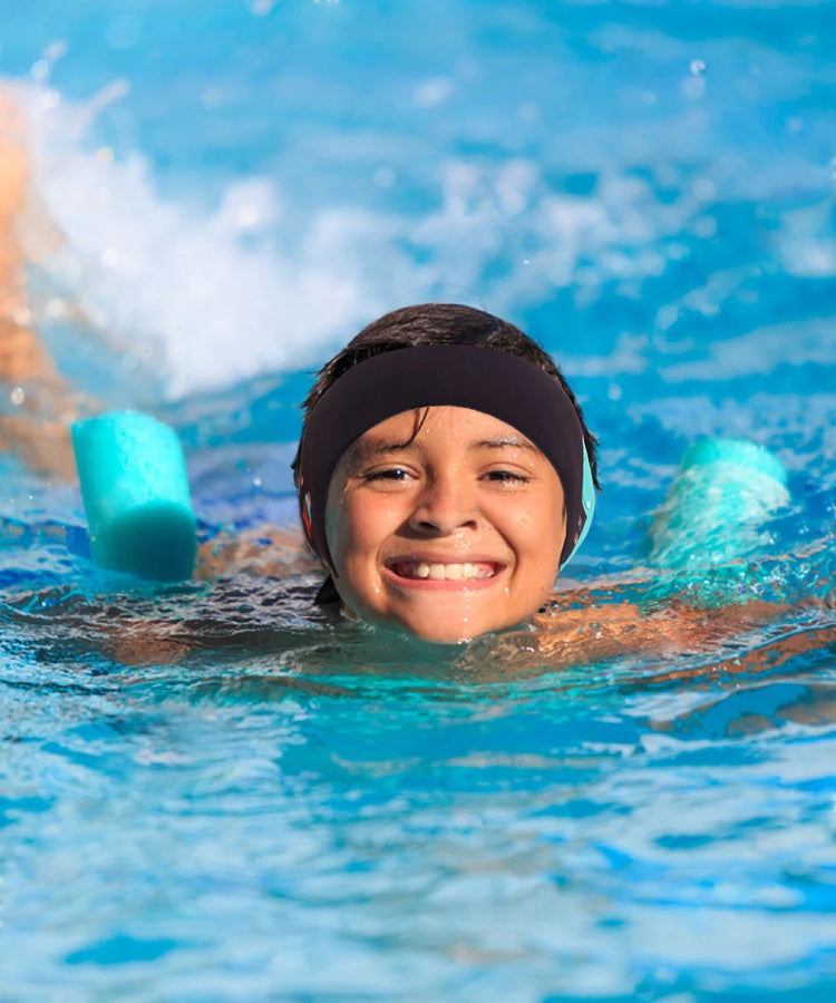 MoKo Fascia per nuoto per bambini Adulti Bambini Neoprene Simpatici nuotatori Fascia per capelli impermeabile per orecchie per uomini e donne