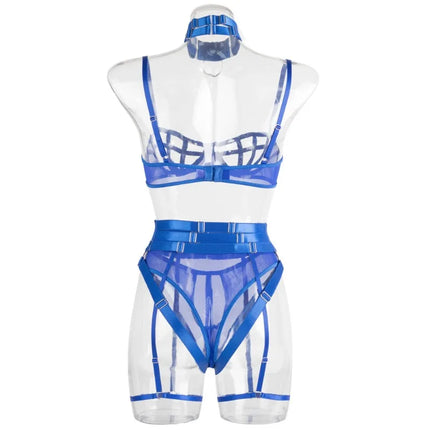 Toucheart Erotic Underwear Hollow Out Girl Complex Gathertogether Chest Support Straps Sexy Seductive Coquette Private Split Kit