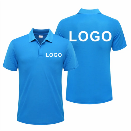 Summer Casual Polo Shirt Breathable Economical Custom Polo for Company Staff Work Polo Shirt with Custom Logo Print Embroidery
