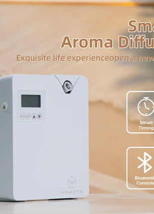NAMSTE Diffusore di oli essenziali per la casa con macchina per l'aria profumata con tecnologia intelligente Spruzzatore per deodoranti per aromaterapia Bluetooth WiFi