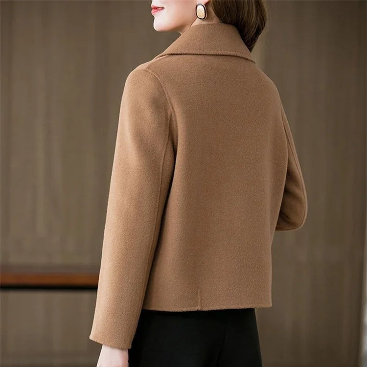 Coats Women The Spring Autumn 2025 The New Short Jacket Fashionable Versatile The Woolen Coat Worn By The Mother Overwear Female