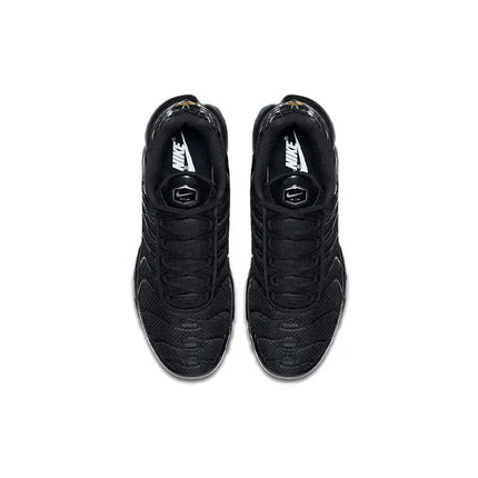 Nike Men's Air Max Plus TN Triple Black Versatile Air Cushion Anti-Slip Comfortable Outdoor Casual Sneakers 604133-050