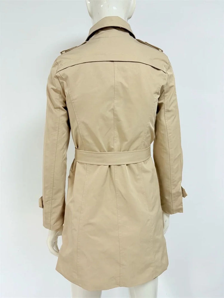 Xiaoxiangfeng Jacket Women2026Spring Autumn Winter New Fashion Windbreaker British Style Long Trench Coat Loose Female Outerwear