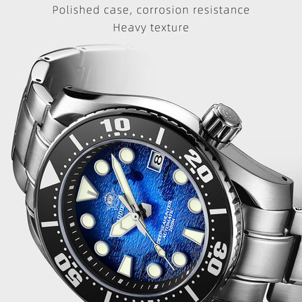 ADDIESDIVE Watches For Men Sapphire Luxury NH35 Mechanical Wristwatch 200m Waterproof Ceramic Bezel BGW9 Luminous Diving Watch