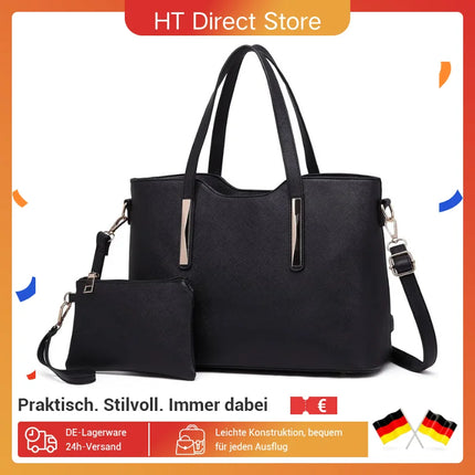 Borsa Miss Lulu Henkel Borsa shopper 2in1 da DONNA Borsa a tracolla da viaggio per DONNA, elegante e pratica