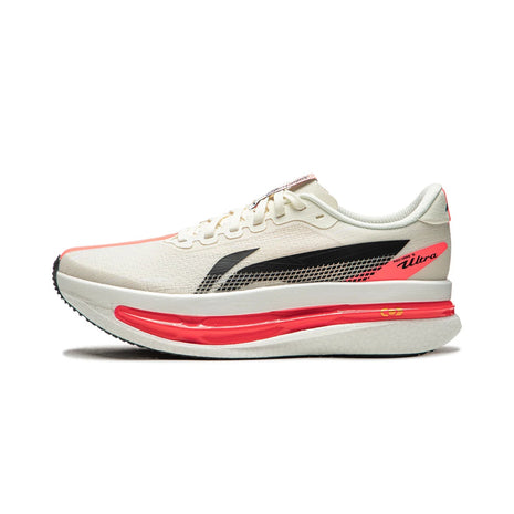 Li-Ning Women's RED HARE 9 ULTRA Racing Running Shoes SUPER BOOM Cushion BOOM FIBER Breathable LiNing Training Sneakers ARPW008 PlatiNum