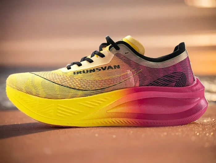 IRUNSVAN Rehuo 1.0 Full Length Carbon Plate Running Shoes  Marathon Ultra Lightweight Men's  24028 PlatiNum