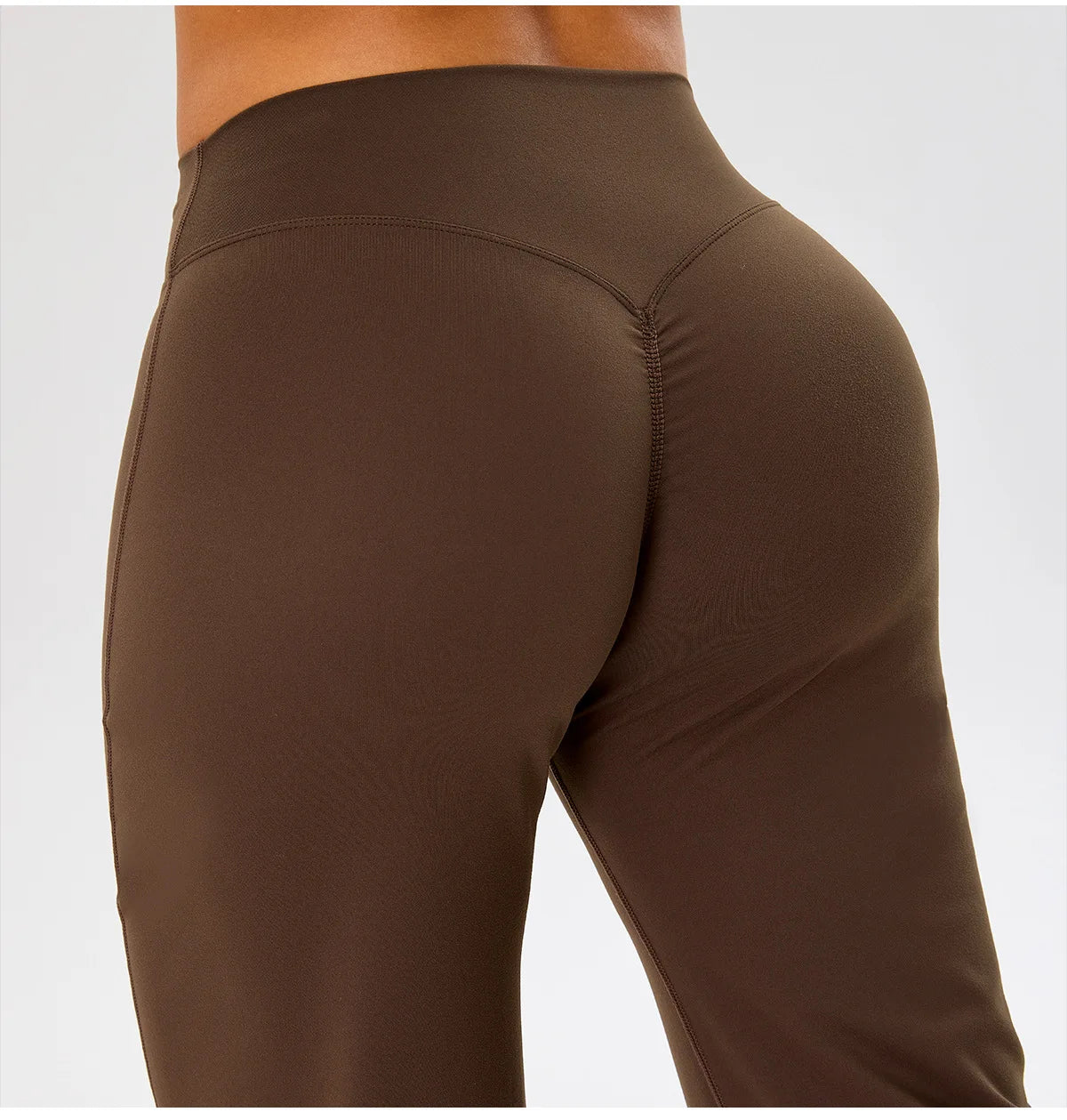 Women High Waist Wide Leg Pants Leggings Tights Fitness Bell-bottoms Yoga Elastic Leggings Push Up Gym Workout Flared Pants