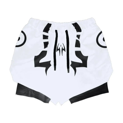Anime Jujutsu Kaisen Set di compressione Tuta da fitness per uomo Camicia di compressione 3D ad asciugatura rapida + Pantaloncini da palestra Corsa Allenamento Abbigliamento sportivo platinumshop