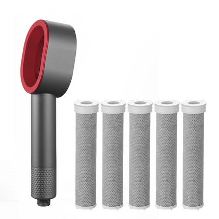 Filtro di lusso per soffione doccia Filtro in fibra di carbonio ad alto rendimento Filtro per acqua doccia per rimuovere fluoruro di cloro e acqua dura