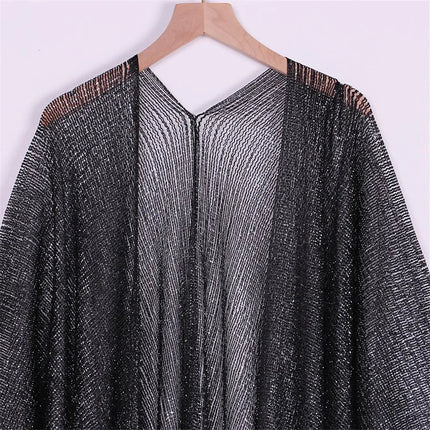Nappa Oro Bikini Cover Up Abito da spiaggia sexy Tuniche per le donne Beachwear Nuova estate Vedere attraverso il costume da bagno Cover-up Caftano platinumshop