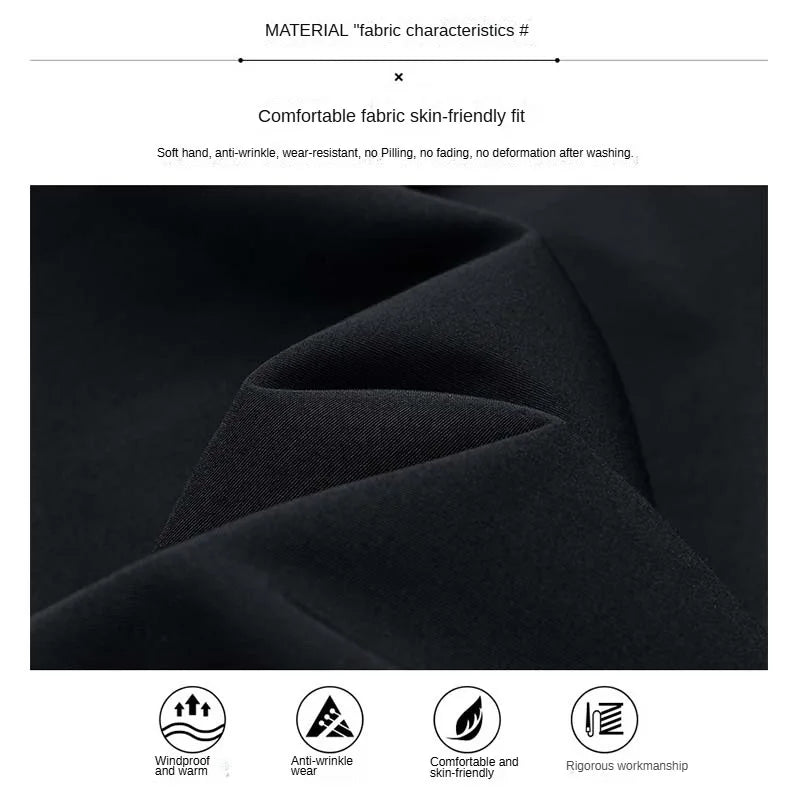 2025 Outdoor Warm Thick Jacket and Tactical Pants, Winter Windproof, Cold-resistant, Warm Fishing, Cycling, Skiing, Clothing