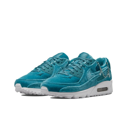 Nike Air Max 90 Split Suede Scarpe da Corsa Casual a Profilo Basso per Donna Verde Lago DO2194-001