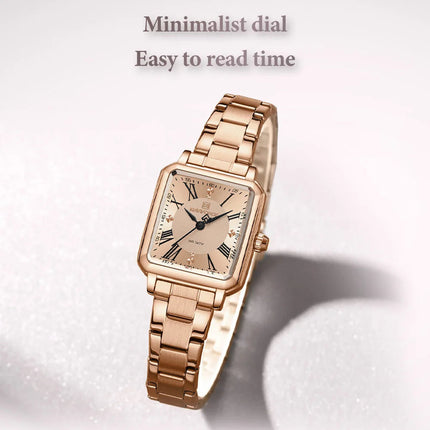 NAVIFORCE Orologio da donna alla moda per donna Orologio da polso da donna casual impermeabile al quarzo in acciaio inossidabile da regalare alla fidanzata 2025 platinumshop
