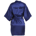 navy blue robe / L