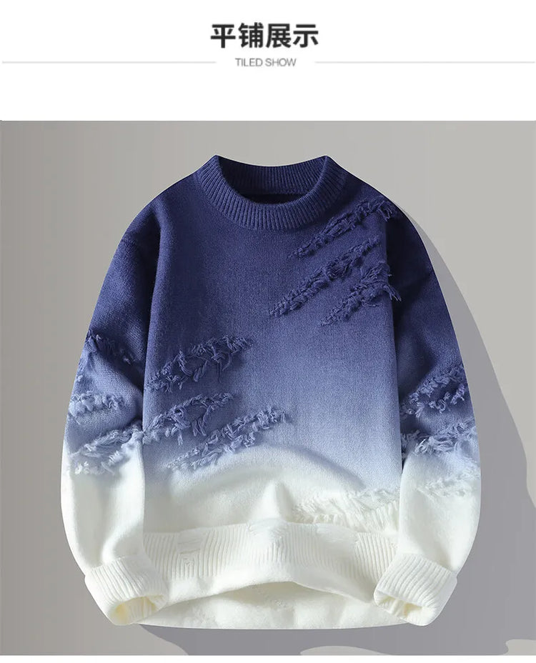 Winter Sweaters for male men thick O-neck sweater men Student youth sweaters autumn Men's wool Casual Knitwear Pullover men