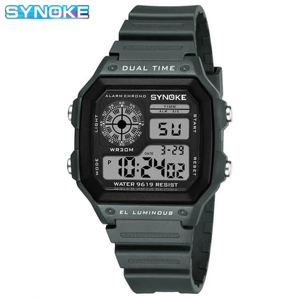 SYNOKE Military Digital Watches Men Sports cronografo luminoso impermeabile maschile orologi da polso elettronici Relogio Masculino platinumshop