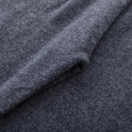 2024 Autumn And Winter New 100% Pure Wool Flat Small Foot Pants Women Loose High Waist Lean Knitted Cashmere Bunched Foot Pants PlatiNum
