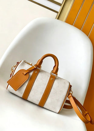 Borsa a Tracolla Convertibile in Pelle con Cinghie Regolabili, Borsa a Mano da Donna Versatile per Tutte le Stagioni