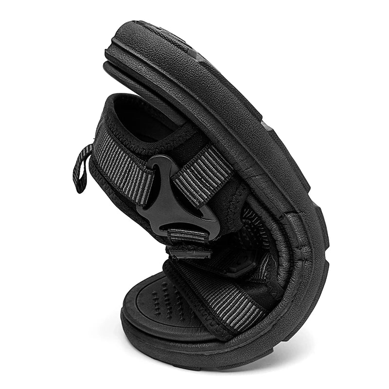 Summer Men's Sandals Outdoor Wadable Man Yoga Mat Insole Gladiator Open Beach Slippers Antiskid Durable Flat Men Shoes