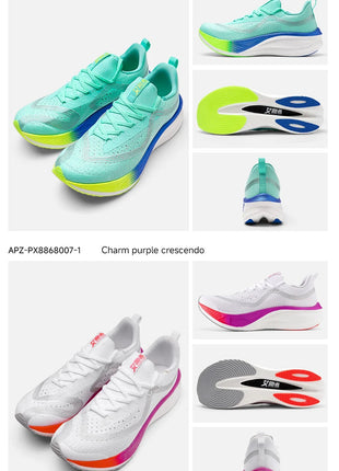 IRUNSVAN Men's Carbon Plate Sneakers Professional Marathon Racing Running Shoes High Quality  Shoes Comfortable Sports Shoe PlatiNum
