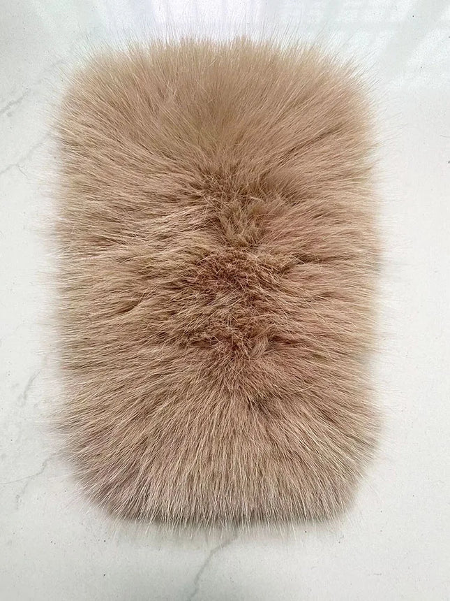 ZADORIN New Winter Coats Furry Faux Fox Fur Coat Women Turn Down Collar PU Leather Splicing Warm Lining Luxury Faux Fur Jacket