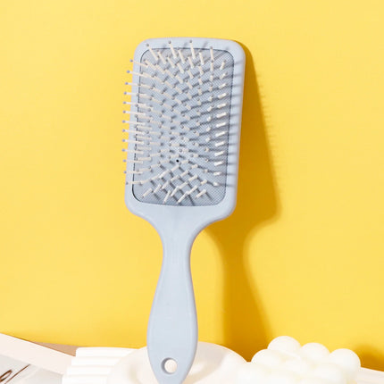 Massage Air Cushion Comb Anti‑Static Air Cushion Brush Square Air Cushion Comb ABS Plastic Handle Special for Real Hair Wigs