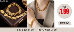 GANEMLY 316L Stainless Steel Snakehead Shining Zircon Necklace Trendy Neck Chain Choker Collar Waterproof Jewelry For Women PlatiNum