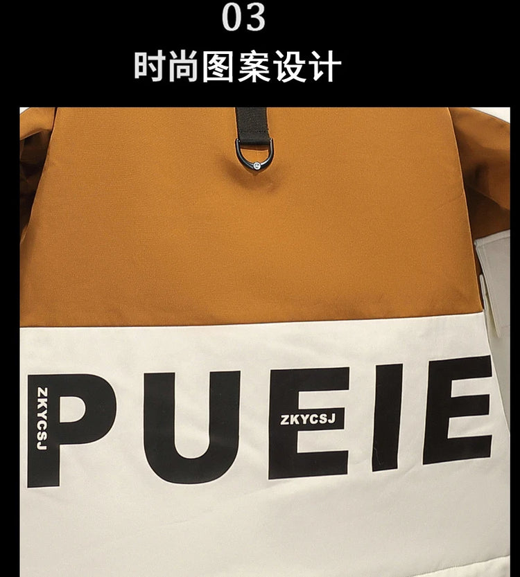 Fashion Two Piece Men's Sets Spring Autumn Youth Street Wear Hooded Jacket & Pant Suit Outdoor Coat & Jogger Tracksuits Clothing