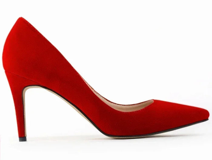 Tacchi alti Décolleté classici Tacchi a spillo da donna Punta ponited sexy Moda Ufficio Festa Matrimonio rosso Comfort femminile Scarpe da festa da donna platinumshop