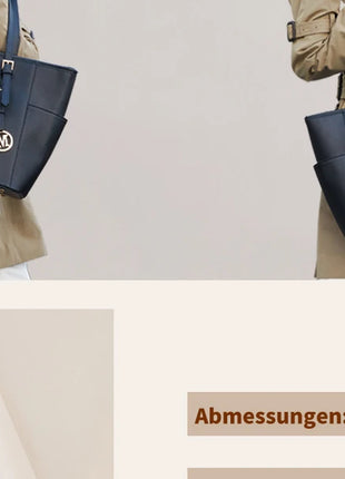 Miss Lulu Handbag DONNA, borsa shopper grande, borsa a tracolla con tracolla regolabile, versione migliorata