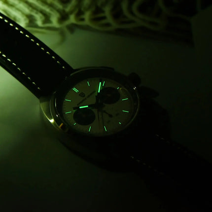 PAGANI DESIGN 2025 Nuovo Panda Dial Orologi da uomo Orologio al quarzo di lusso per uomo Giappone VK63 Cronografo sportivo Orologio da polso in vetro zaffiro