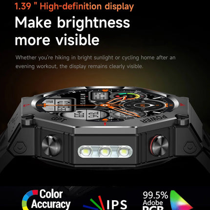T-Rex 3 Grado Ultra Militare GPS Astuto Della Vigilanza 10ATM Bussola Impermeabile Altimetro Barometrico AMOLED Uomini HD Chiamata Sport Smartwatch platinumshop
