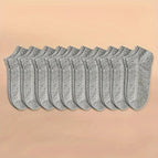 10 Pairs Grey / Taglia Unica