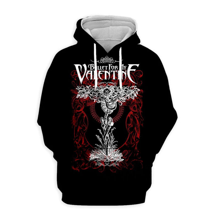 Bullet For My Valentine Rock Band 3D Print Hoodies Men Women Oversized Sweatshirts Hoodie Male Pullovers Tracksuits Man Clothing