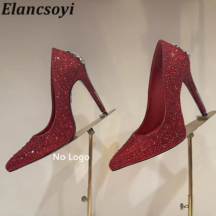 Vendita calda Scarpe da banchetto Décolleté da donna Scarpe eleganti con tacco alto in metallo Scarpe da ballo in pelle nera Scarpe da festa sexy autunnali per donna platinumshop