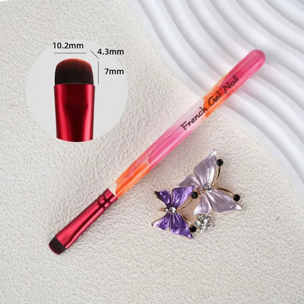 8 Styles Multi Color Gel Nail Art Brushes Professional Painting Tools For Gel Nail Extension Acrylic Nails Builder Nail Accessories 2027