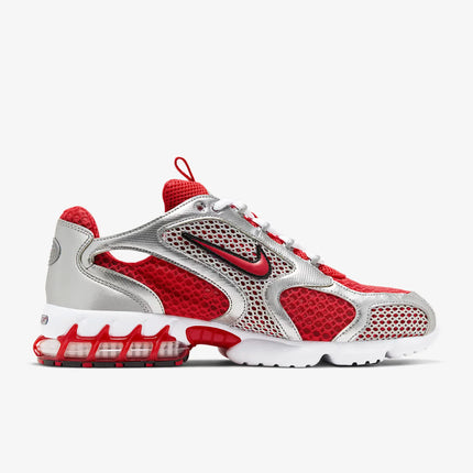 Nike Air Zoom Spiridon Cage 2 Scarpe casual basse unisex Sport Wear Resistant Grey Red Calzature lifestyle CJ1288-600