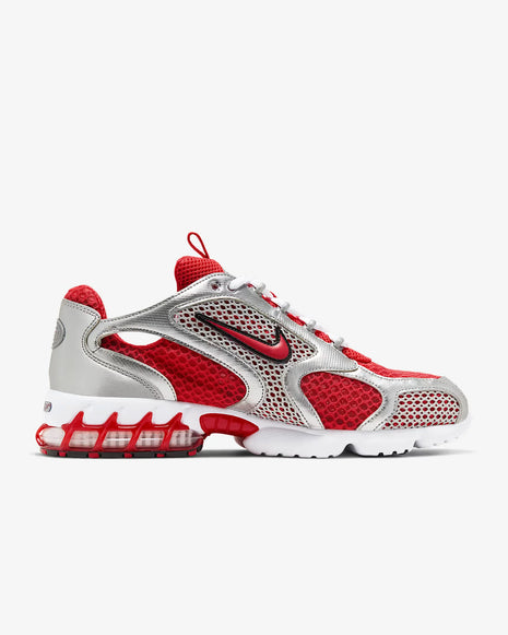 Nike Air Zoom Spiridon Cage 2 Scarpe casual basse unisex Sport Wear Resistant Grey Red Calzature lifestyle CJ1288-600