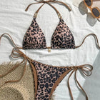 Set bikini sexy Costume da bagno 2 pezzi a pois bianco nero per donna Bikini da spiaggia stile americano platinumshop