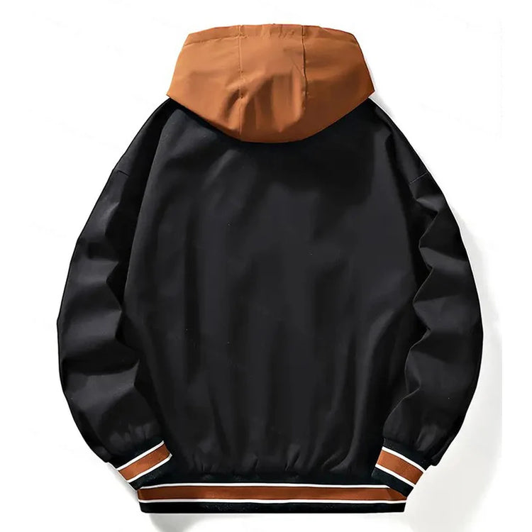 High Quality Baseball Uniform Jacket New Men's Autumn New Trendy Brand All-match Student Hooded Jacket Plus Size Coats Male 8XL