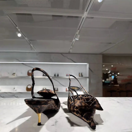 2026 Scarpe col tacco alto da 5,5 cm per donna Taglia 34-43 Sandali da donna a punta di nuova moda Scarpe estive da donna Sandalias De Mujer