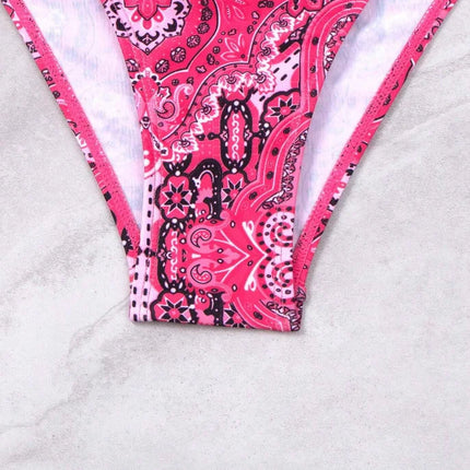 Sexy Push Up Bikini 2024 Costume da bagno donna Due pezzi Costumi da bagno Perizoma femminile Bikini Set Nuoto per costumi da bagno Biquini brasiliano platinumshop