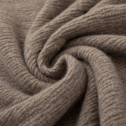 Choice Luxury Women 100% Cashmere Skirt Pleated Mid-Calf Skirt Spring Autumn Office Lady Grace Style A-Skirt Cashmere Knitwear PlatiNum