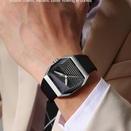 Specht & Söhne New Creative Design Square Watch For Men Sports Watches Octagon Stainless Steel 3D Sapphire Crystal Reloj Hombre