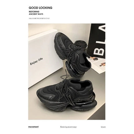 Scarpe sportive e per il tempo libero con aumento di altezza della moda di marca originale Designer per coppie Scarpe da passeggio per esterni Scarpe sportive con fondo spesso platinumshop