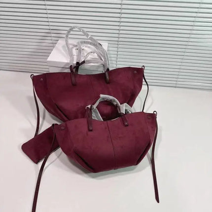Borsa a secchiello retrò chic, ampia capacità, da indossare sotto il braccio o a spalla, design di moda senza tempo