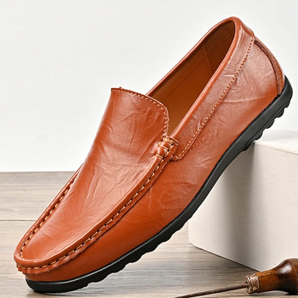 Scarpe Casual da Uomo in Pelle PU, Nuovi Arrivi, Mocassini Leggeri e Comodi, Scarpe da Guida e da Cerimonia, Slip-On
